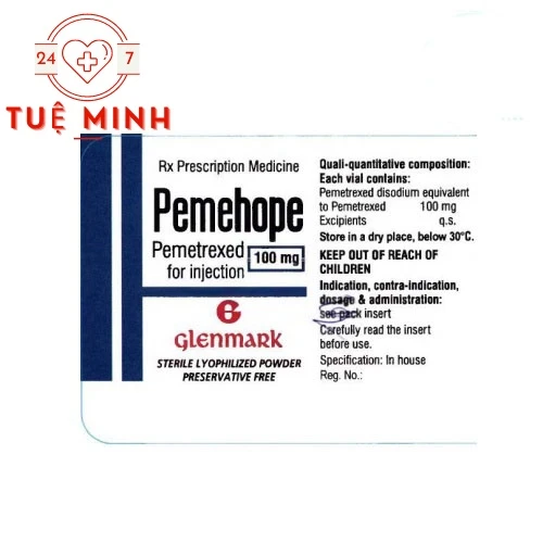 Pemehope 500 - Thuốc điều trị ung thư phổi hiệu quả
