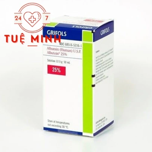 Grifols Albutein 25% - Thuốc điều trị sốc giảm thể tích hiệu quả