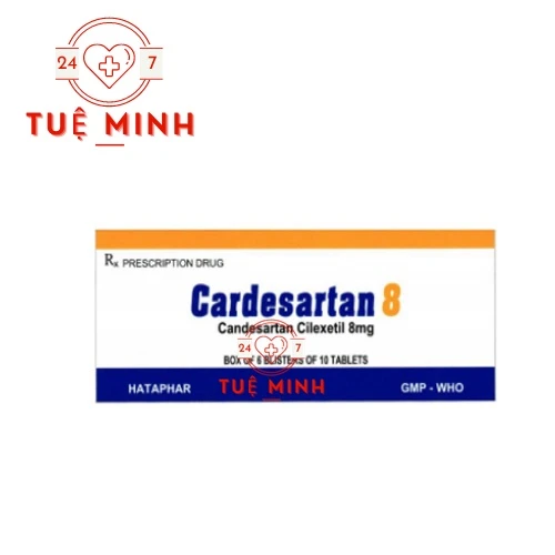 Cardesartan 8 - Thuốc điều trị tăng huyết áp hiệu quả