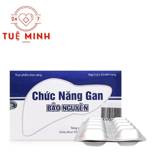 Chức năng gan Bảo Nguyên - Hỗ trợ bảo vệ gan hiệu quả