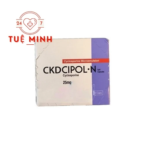 CKDCipol-N 25mg - Thuốc hỗ trợ ghép tạng của Hàn Quốc