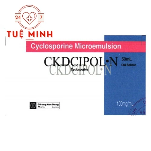 CKDCipol-N oral solution 50ml - Thuốc hỗ trợ ghép tạng của Hàn Quốc