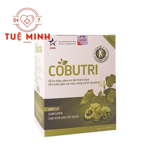 Cobutri - Hỗ trợ điều trị táo bón, co búi trĩ hiệu quả của USA Pharm