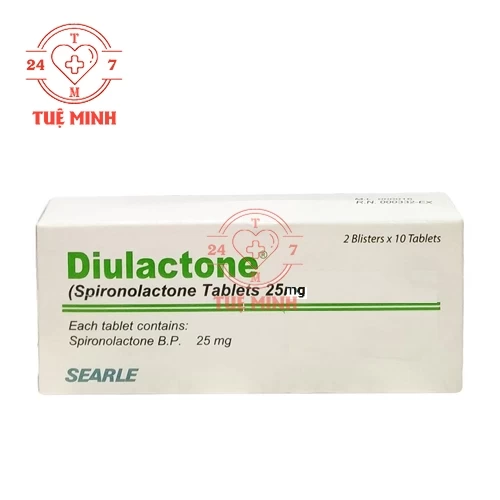 Diulactone 25mg Searle