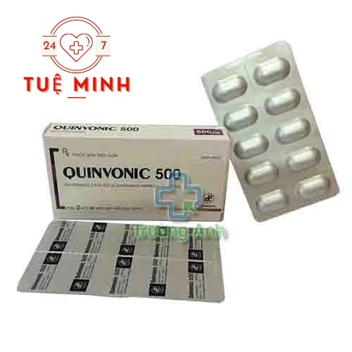 Quinvonic 500 Pharbaco (viên) - Thuốc điều trị nhiễm khuẩn hiệu quả