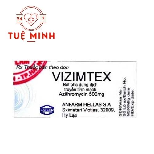 Vizimtex - Thuốc kháng sinh điều trị nhiễm khuẩn hiệu quả  