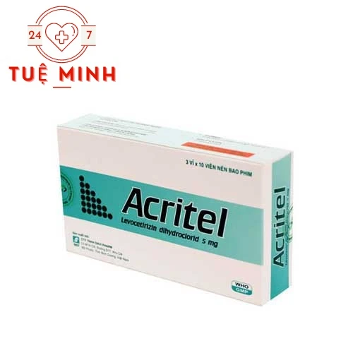 Acritel 5mg - Thuốc điều trị dị ứng hiệu quả của Davipharm