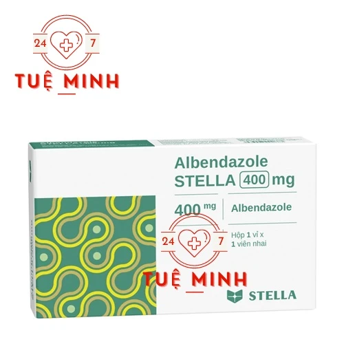 Albendazole Stella 400mg - Thuốc điều trị giun sán, kí sinh trùng 