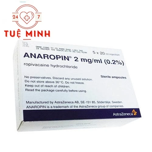 Anaropin 2mg/ml - Thuốc gây tê màng cứng hiệu quả