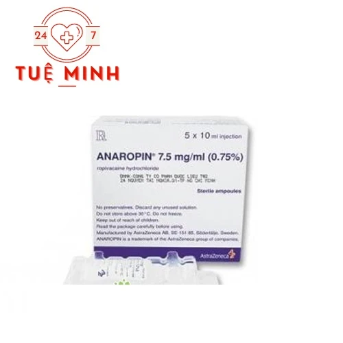 Anaropin 7,5mg/ml - Thuốc gây tê giảm đau hiệu quả của Anh
