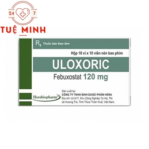 Uloxoric 120mg - Thuốc điều trị tăng acid uric máu hiệu quả