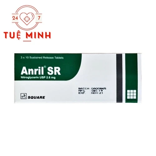 Anril SR - Thuốc điều trị đau thắt ngực hiệu quả của Mỹ