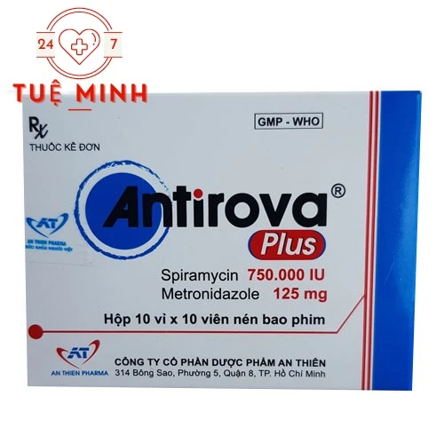 Antirova Plus - Thuốc điều trị nhiễm khuẩn răng miệng hiệu quả