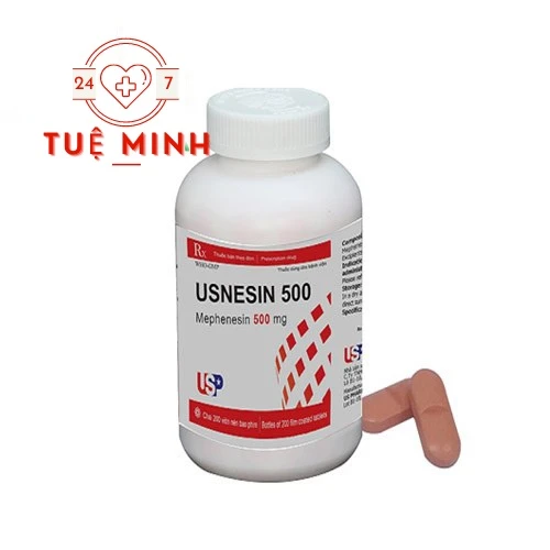 USNESIN 500 USP - Thuốc điều trị hỗ trợ giảm đau do co rút cơ