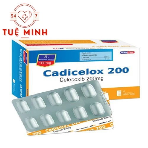 CADICELOX 200 USP - Thuốc điều trị thoái hóa, viêm xương khớp hiệu quả