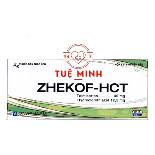 Zhekof-HCT Davipharm - Thuốc điều trị huyết áp vô căn hiệu quả