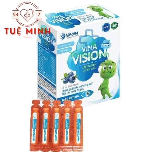Vina Vision - Hỗ trợ cải thiện thị lực, sáng mắt, giảm nhức mỏi mắt