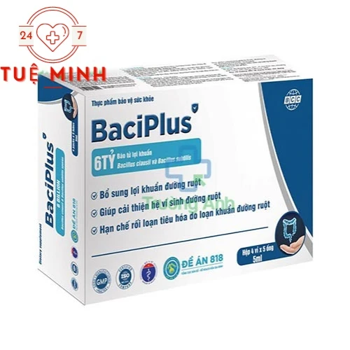 BaciPlus - Hỗ trợ tăng cường sức khỏe hệ tiêu hóa hiệu quả