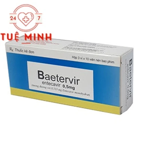 Baetervir - Thuốc điều trị bệnh viêm gan B hiệu quả