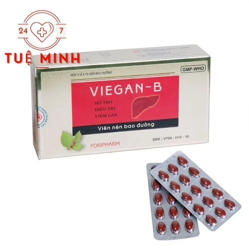 Viegan-B - Hỗ trợ hạ men gan, tăng cường chức năng gan hiệu quả