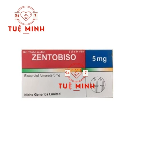 Zentobiso 5 - Thuốc điều trị cao huyết áp và đau thắt ngực hiệu quả