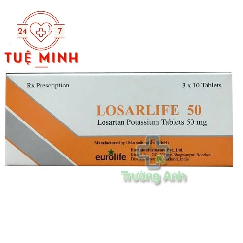 Losarlife 50mg - Thuốc điều trị tăng huyết áp hiệu quả 
