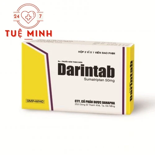 Darintab - Thuốc điều trị đau nửa đầu hiệu quả của Danapha
