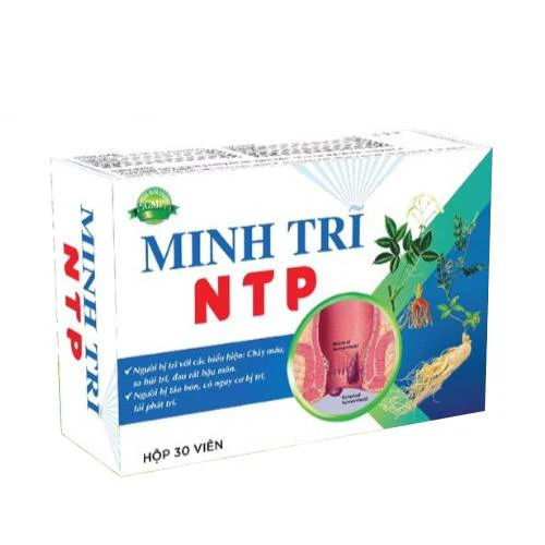 Minh trĩ NTP - Hỗ trợ nhuận tràng, hỗ trợ điều trị bệnh trĩ hiệu quả
