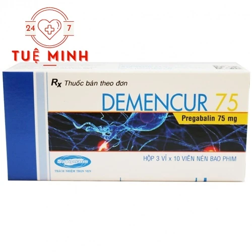 Demencur 75 -  Thuốc điều trị đau thần kinh hiệu quả