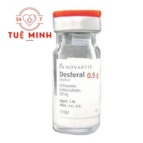 Desferal 500mg - Thuốc điều trị thừa sắt hiệu quả của Switzerland