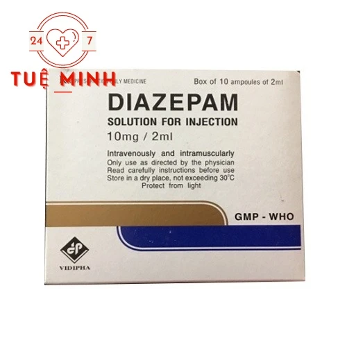 Diazepam-10mg/ 2ml - Thuốc điều trị thần kinh hiệu quả