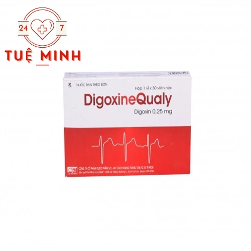 DigoxineQualy-0.25mg - Thuốc điều trị rối loạn nhịp tim hiệu quả