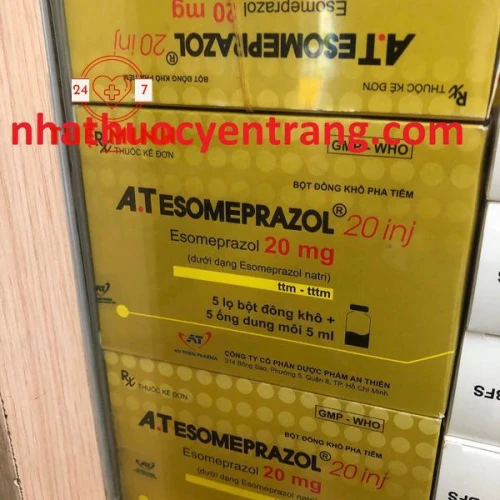 A.t esomeprazol 20mg injection