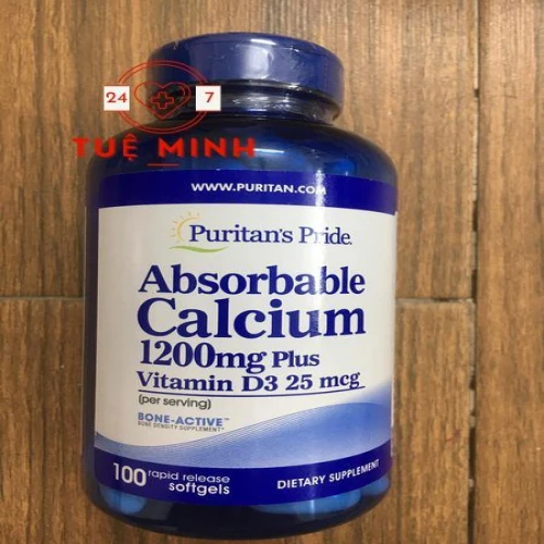 Absorbable calcium 1200mg plus vitamin d3 25mcg