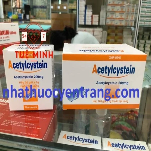 Acetylcystein cửu long 100 gói