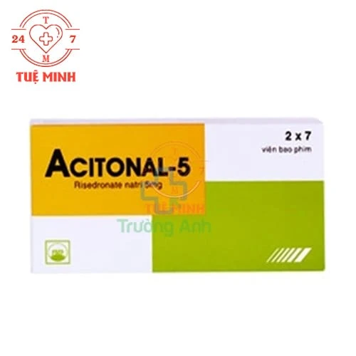 Acitonal-5 Pymepharco - Thuốc đều trị và ngăn ngừa loãng xương ở phụ nữ sau mãn kinh