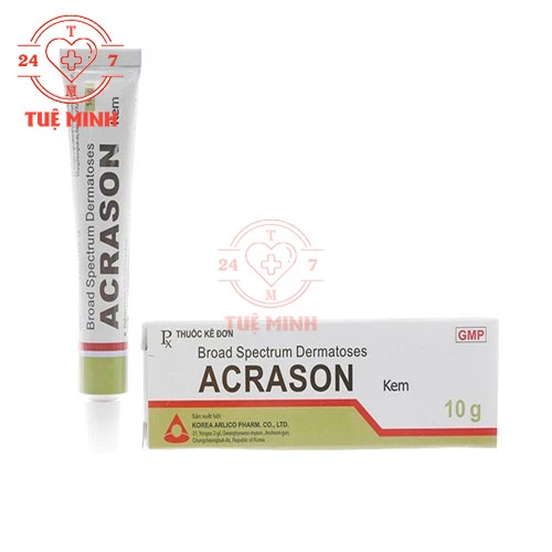 Acrasone cream - Thuốc điều trị eczema và viêm da hiệu quả