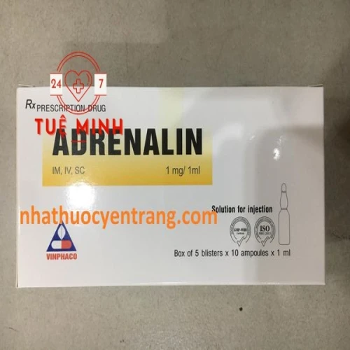 Adrenalin (hộp 50 ống)