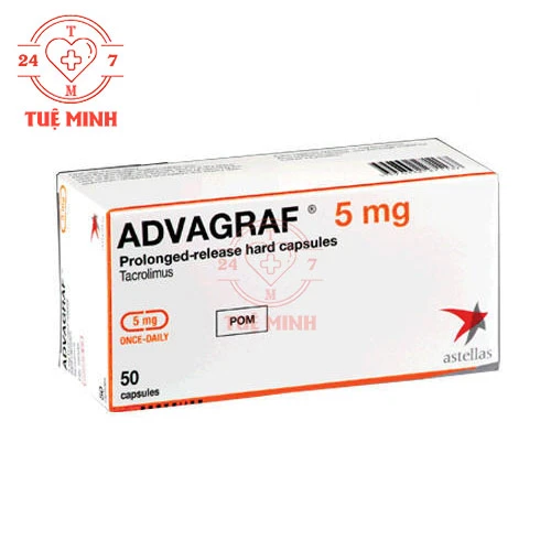 Advagraf 5mg Astellas - Thuốc trong ngừa thải ghép sau ghép gan và thận 