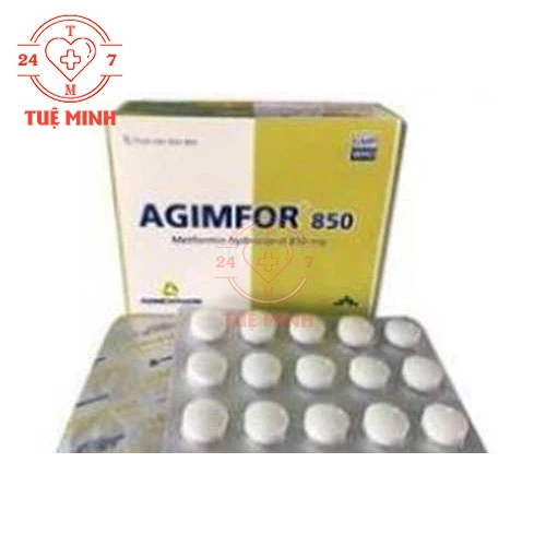 Agimfor 850mg - Thuốc điều trị đái tháo đường không phụ thuộc Insullin