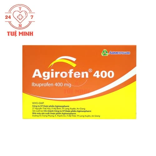 Agirofen 400 Agimexpharm - Thuốc giảm đau và chống viêm