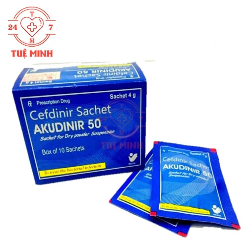 Akudinir 50 - Thuốc điều trị nhiễm khuẩn hiệu quả