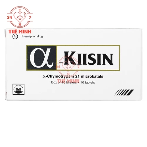 α-Kiisin (Alpha Kiisin) Pymepharco - Thuốc điều trị phù nề sau chấn thương, phẫu thuật, bỏng