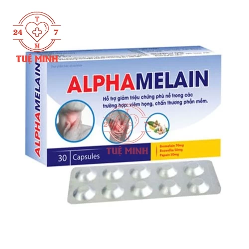 Alpha Melain Santex - Hỗ trợ giảm phù nề, chống viêm hiệu quả