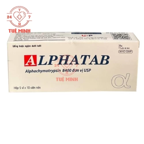 Alphatab US Pharma USA - Thuốc chống viêm, giảm phù nề