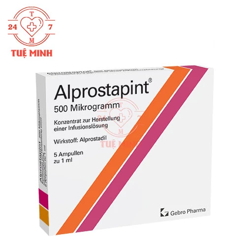 Alprostapint 500mcg Gebro - Thuốc điều trị rối loạn cương dương hiệu quả