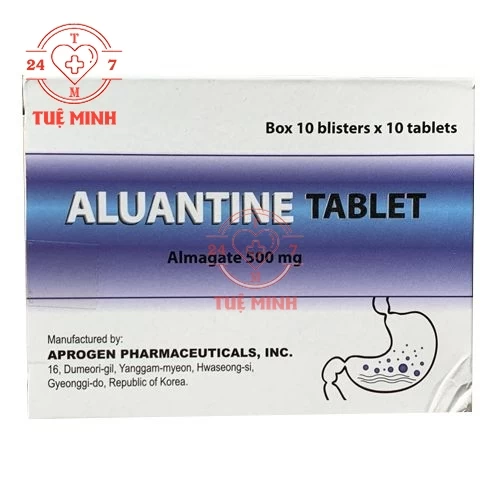 Aluantine Tablet 500mg Aprogen - Thuốc điều trị viêm loét dạ dày hiệu quả