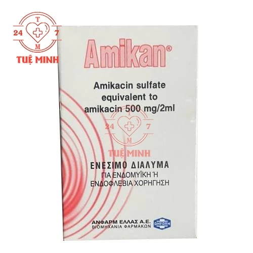 Amikan 2ml - Thuốc điều trị nhiễm khuẩn đường tiêm hiệu quả