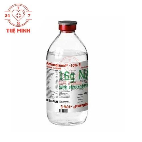 Aminoplasmal Hepa 10% 500ml B.Braun - Giúp cung cấp Amino acid