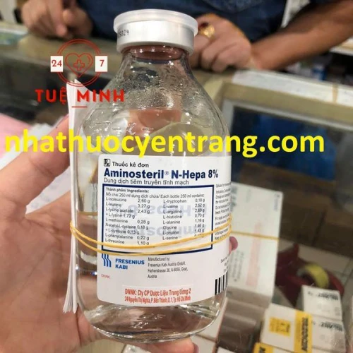 Aminosteril n-hepa 8% 250ml